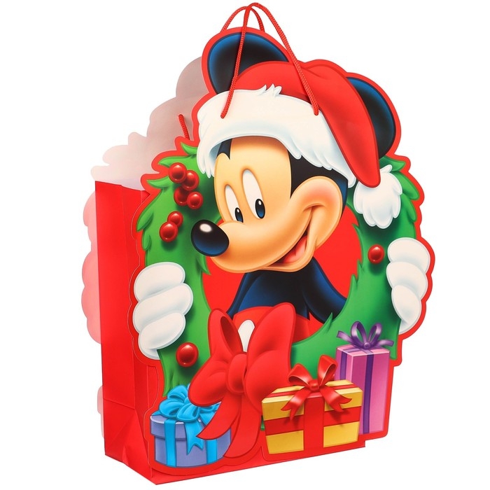 Пакет подарочный, 23х27х11.5 см, упаковка, Микки Маус Пакет подарочный, 23х27х11.5 см, упаковка, Микки Маус