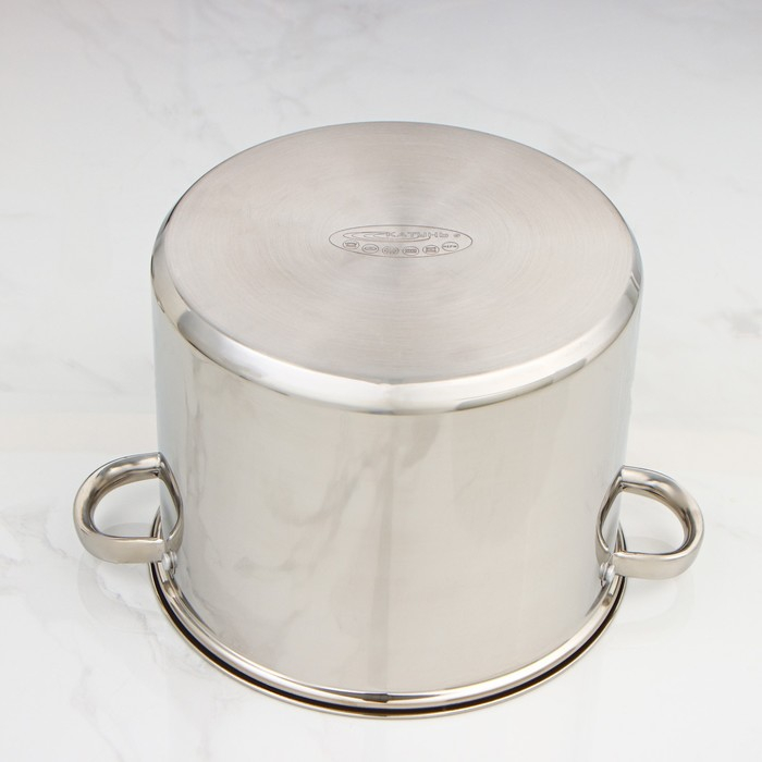 Кастрюля «Гретта», 11 л, d=26 см, капсульное дно, индукция Кастрюля «Гретта», 11 л, d=26 см, капсульное дно, индукция