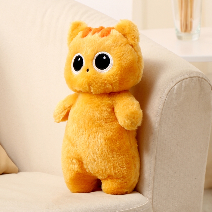 Мягкая игрушка «Кот», 30 см, цвет оранжевый