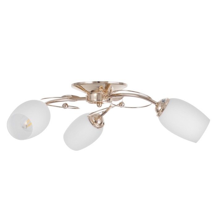 Люстра потолочная Кера 3х60Вт Е14 Золото 56x56x18 см Люстра потолочная Кера 3х60Вт Е14 Золото 56x56x18 см