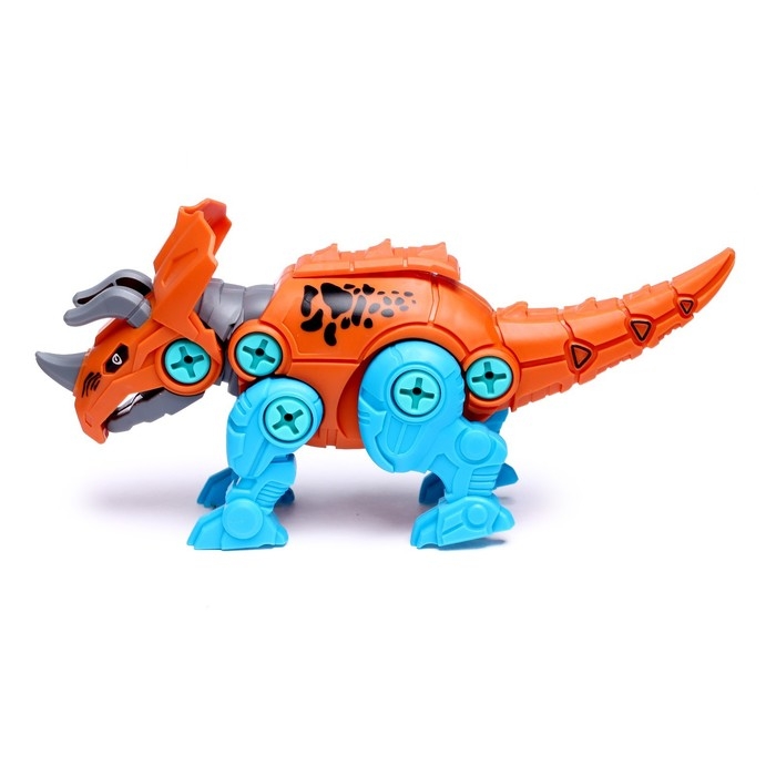 Конструктор винтовой «Трицератопс», с отверткой, 26 деталей Конструктор винтовой «Трицератопс», с отверткой, 26 деталей