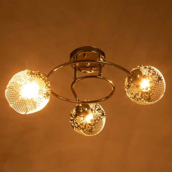 Люстра Люстра "Элти" 3хЕ27 40Вт хром 50х50х23 см