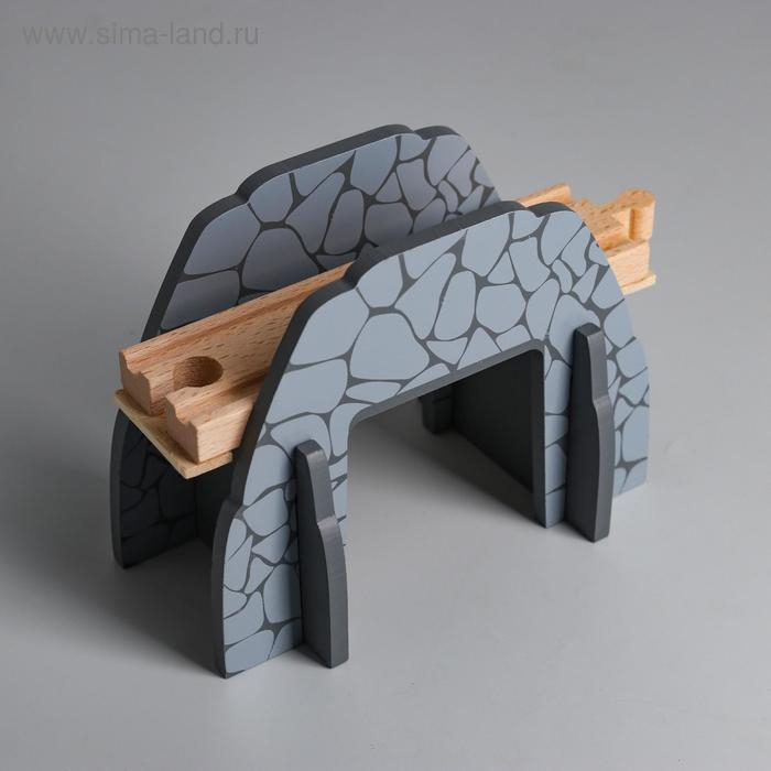 Деталь для ж/д &laquo;Туннель с мостом&raquo; 11.5&times;14.5&times;5.8 см