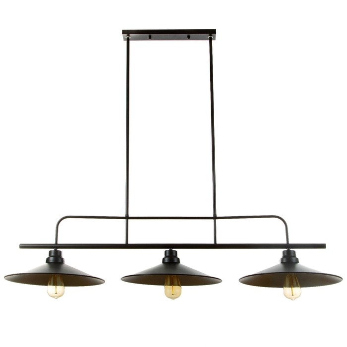 Люстра Люстра "Джозеф" 3x40W E27 черный 36x118x21,5 см BayerLux