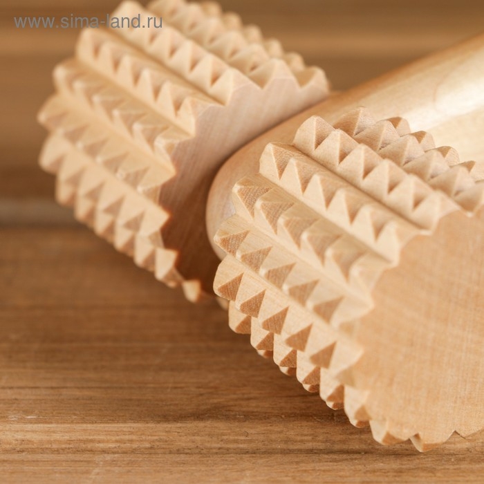 Массажёр банный Массажёр банный "Добропаровъ" зубчатый, с ручкой