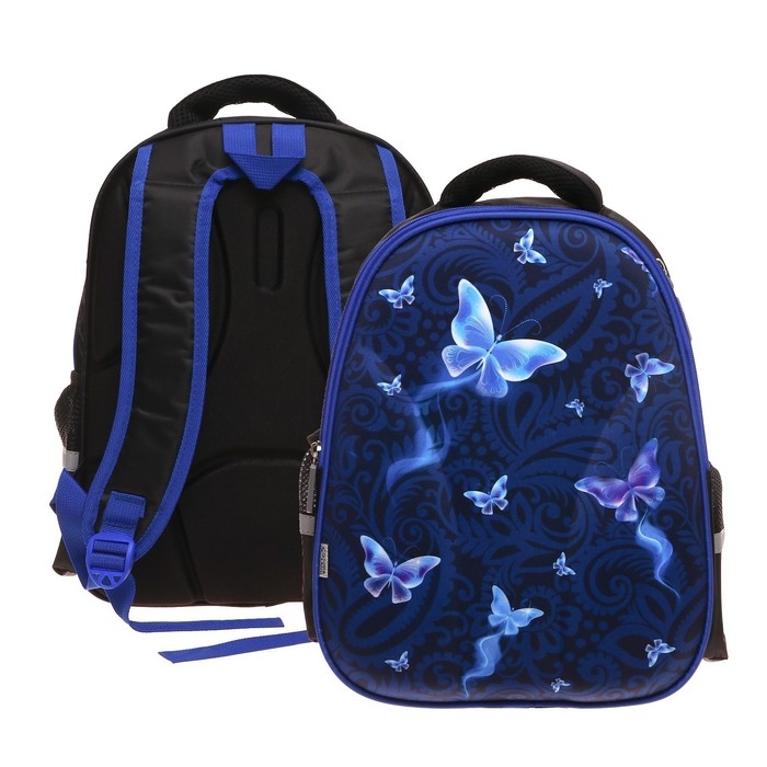 Рюкзак каркасный школьный Calligrata Butterfly, 39 х 30 х 14 см Рюкзак каркасный школьный Calligrata Butterfly, 39 х 30 х 14 см