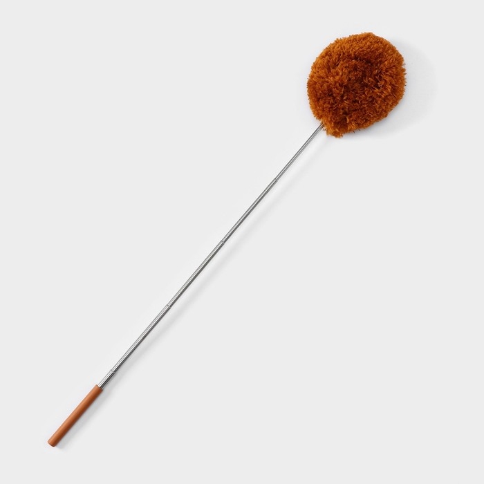 Щётка для пыли Доляна, телескопическая ручка, 25-60 см, цвет МИКС Щётка для пыли Доляна, телескопическая ручка, 25-60 см, цвет МИКС