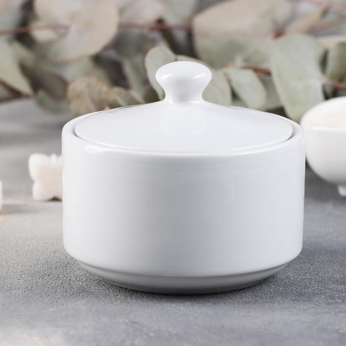 Сахарница «Бельё», 250 мл, с крышкой Сахарница «Бельё», 250 мл, с крышкой