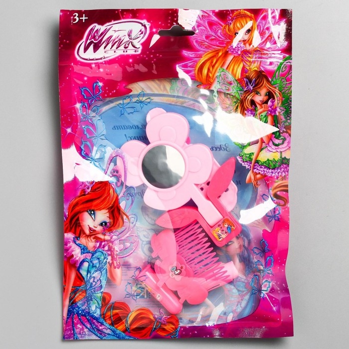 Игровой набор парикмахер, 4 предмета «Стильные причёски-2», WINX Игровой набор парикмахер, 4 предмета «Стильные причёски-2», WINX