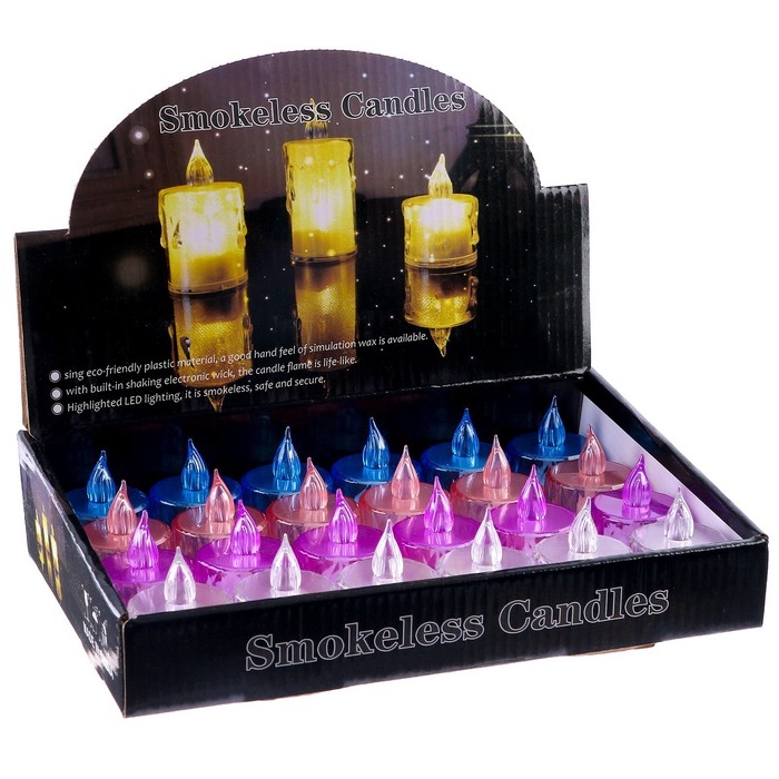 Свеча светодиодная «Пламя» малая, цвета МИКС Свеча светодиодная «Пламя» малая, цвета МИКС