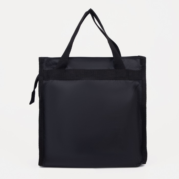 Сумка хозяйственная на молнии, цвет чёрный Сумка хозяйственная на молнии, цвет чёрный