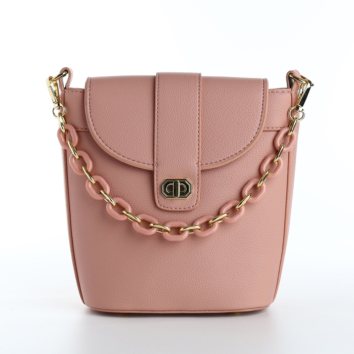 Сумка-мессенджер на застёжке, цвет розовый Сумка-мессенджер на застёжке, цвет розовый