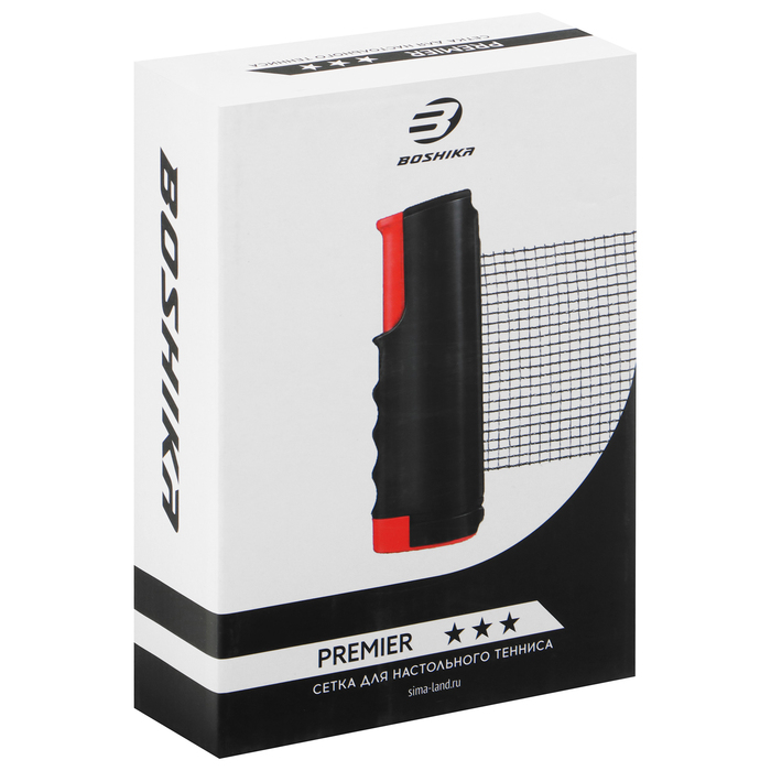 Сетка для настольного тенниса BOSHIKA, 155х13 см, раздвижная Сетка для настольного тенниса BOSHIKA, 155х13 см, раздвижная