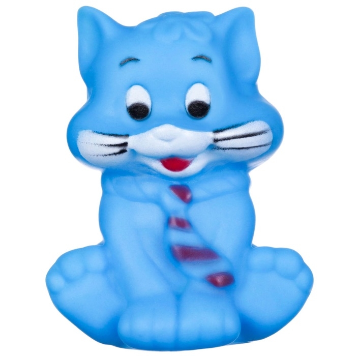 Резиновая игрушка для ванны «Котик», с пищалкой, 1 шт, цвет МИКС, Крошка Я Резиновая игрушка для ванны «Котик», с пищалкой, 1 шт, цвет МИКС, Крошка Я