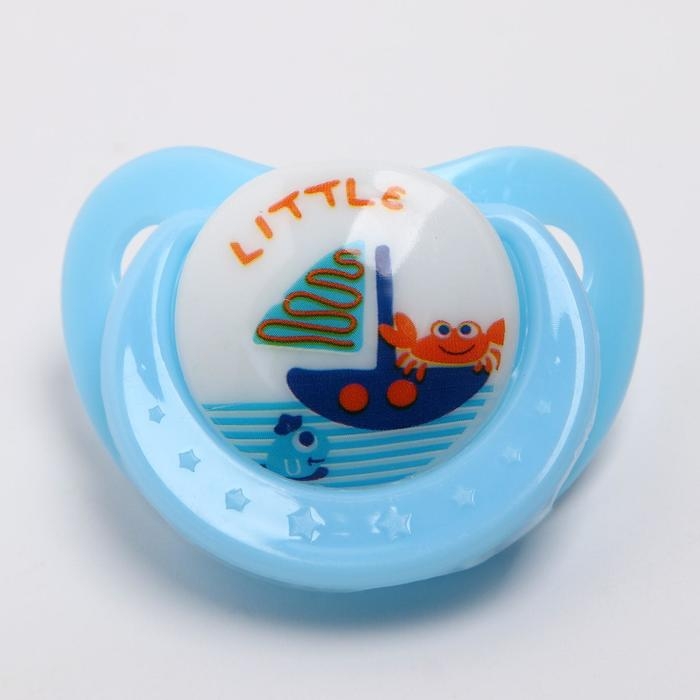 Соска - пустышка силиконовая ортодонтическая, от 0 мес., с держателем, цвет МИКС Соска - пустышка силиконовая ортодонтическая, от 0 мес., с держателем, цвет МИКС