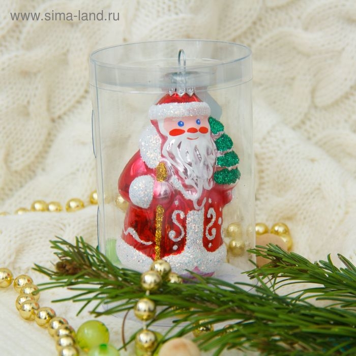 Ёлочная игрушка Ёлочная игрушка "Морозко-1" h-7,2 см