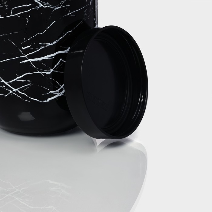 Банка стеклянная для сыпучих продуктов «Марбл», 1 л Банка стеклянная для сыпучих продуктов «Марбл», 1 л