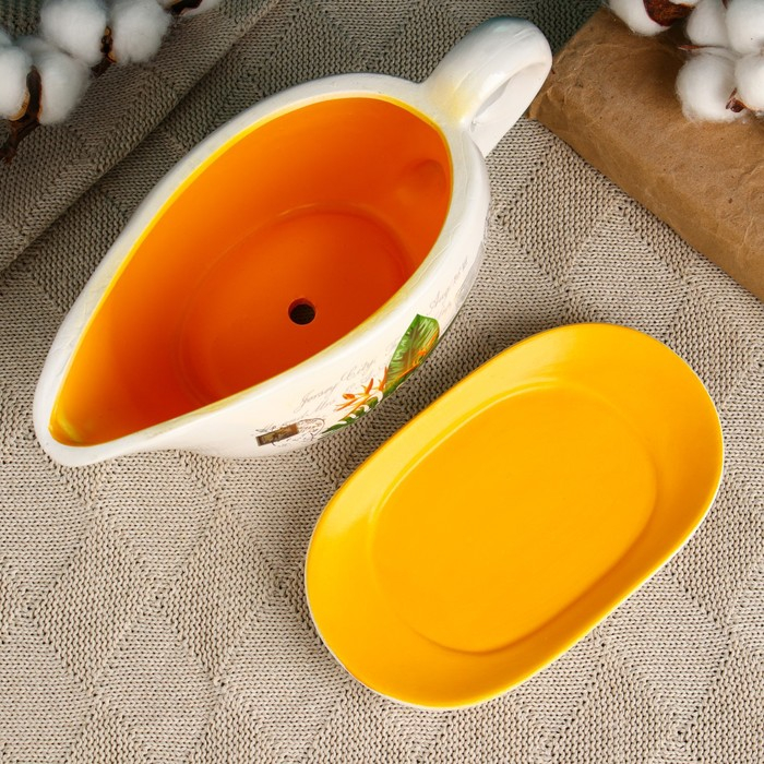 Горшок в форме кувшина Горшок в форме кувшина "Агнес" листья, 25х11х11см