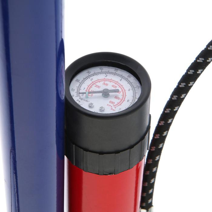 Насос ручной Nova Bright, с дополнительным цилиндром и манометром Насос ручной Nova Bright, с дополнительным цилиндром и манометром