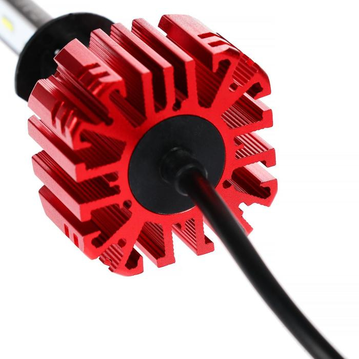 Автолампа светодиодная Н1, 72 Вт, 5000 Лм, 6500 К, IP65, набор 2 шт Автолампа светодиодная Н1, 72 Вт, 5000 Лм, 6500 К, IP65, набор 2 шт