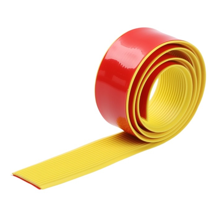 Накладка антискользящая на ступеньки прямая 100см/4см, желтая Накладка антискользящая на ступеньки прямая 100см/4см, желтая