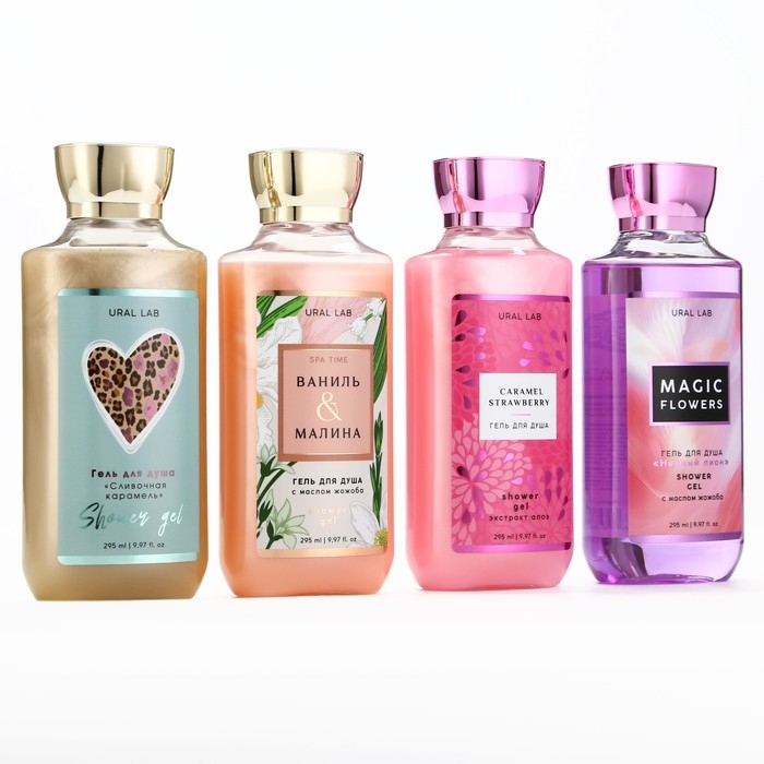 Гель для душа, 295 мл, аромат сливочной карамели, FLORAL & BEAUTY by URAL LAB Гель для душа, 295 мл, аромат сливочной карамели, FLORAL & BEAUTY by URAL LAB