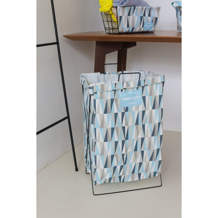 Корзина для белья Доляна «Арлекино», 40×26×50 см Корзина для белья Доляна «Арлекино», 40×26×50 см