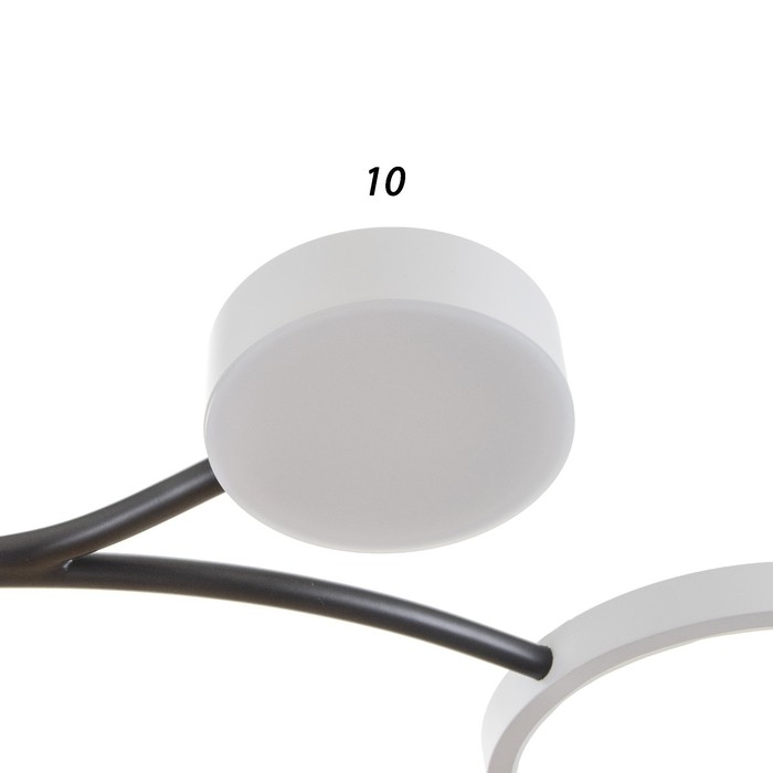 Люстра с ПДУ 2299/7WT LED 136Вт 3000-6000К белый 77х77х18 см BayerLux