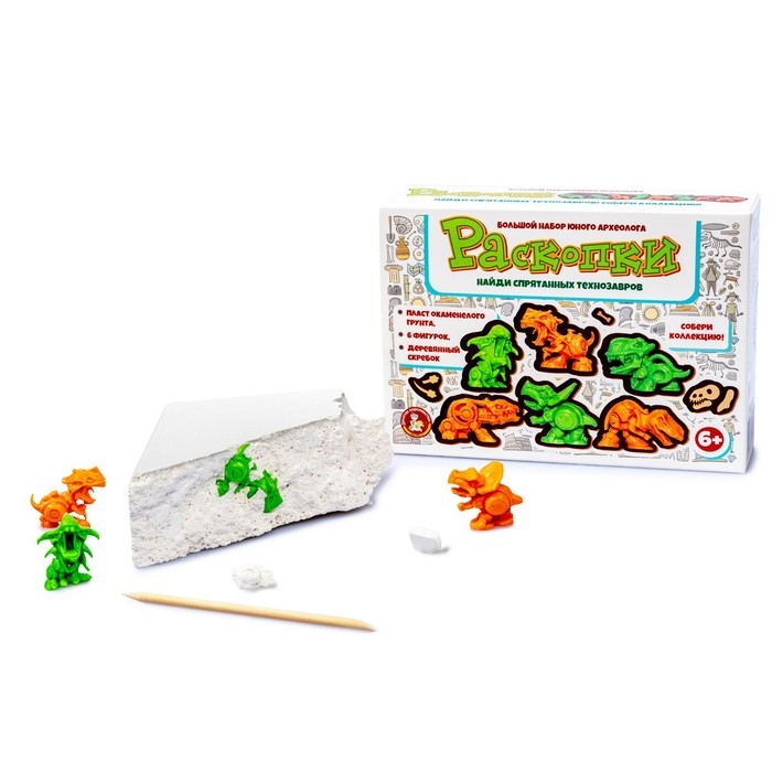 Раскопки «Технозавры», 6 фигурок Раскопки «Технозавры», 6 фигурок