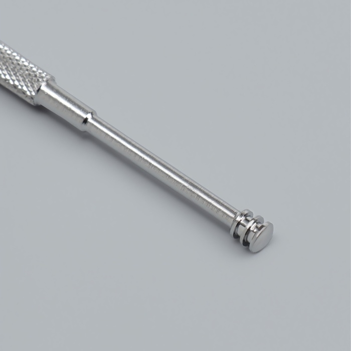 Ухочистка, двухсторонняя, металл, 12 см, цвет серебристый Ухочистка, двухсторонняя, металл, 12 см, цвет серебристый