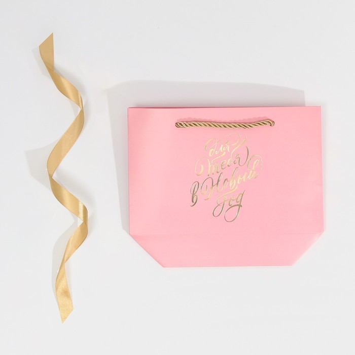 Пакет подарочный новогодний «For you», 14 х 17 х 7 см, Новый год Пакет подарочный новогодний «For you», 14 х 17 х 7 см, Новый год