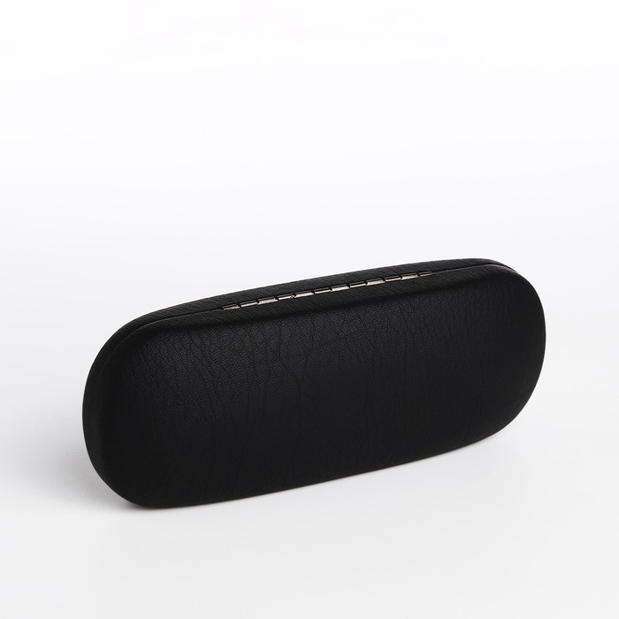 Футляр для очков на хлопушке, длина 16 см, цвет чёрный Футляр для очков на хлопушке, длина 16 см, цвет чёрный