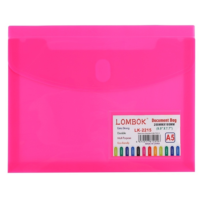 Папка-конверт на липучке А5, 180 мкр, с расширением, карман для визиток, МИКС Папка-конверт на липучке А5, 180 мкр, с расширением, карман для визиток, МИКС