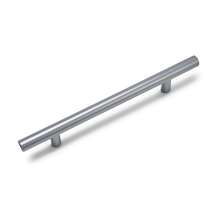 Ручка рейлинг ТУНДРА, облегчённая, d=12 мм, м/о 128/200 мм, внеш ножка, цвет графит Ручка рейлинг ТУНДРА, облегчённая, d=12 мм, м/о 128/200 мм, внеш ножка, цвет графит