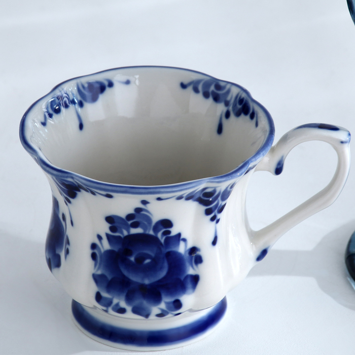 Чашка «Валерия», H=8,5 см, гжель Чашка «Валерия», H=8,5 см, гжель