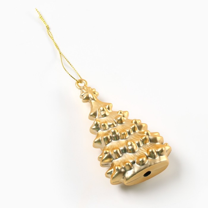 Ёлочные игрушки новогодние &laquo;Новый год: Ёлочки&raquo;, цвет золотой