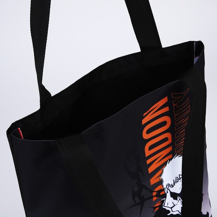 Шопер «Ичиго», 35х0.5х40 см, отдел без молнии, без подклада, чёрный Шопер «Ичиго», 35х0.5х40 см, отдел без молнии, без подклада, чёрный