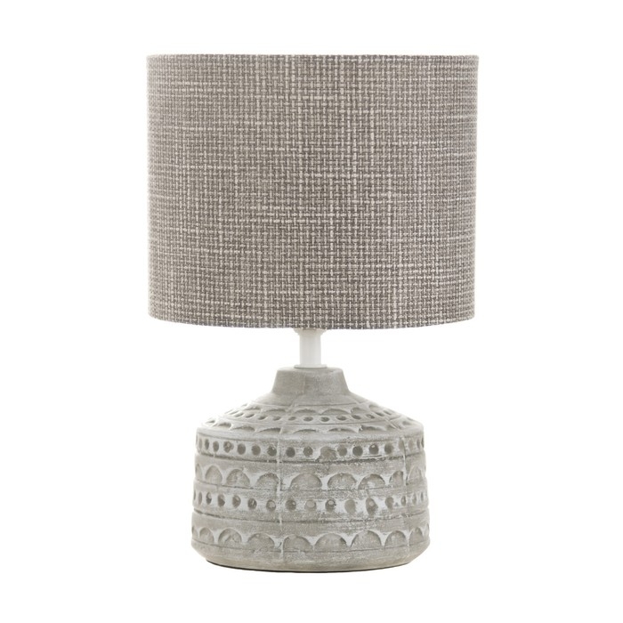 Настольная лампа Настольная лампа "Асенди" Е14 40Вт бело-серый 15х15х25 см RISALUX