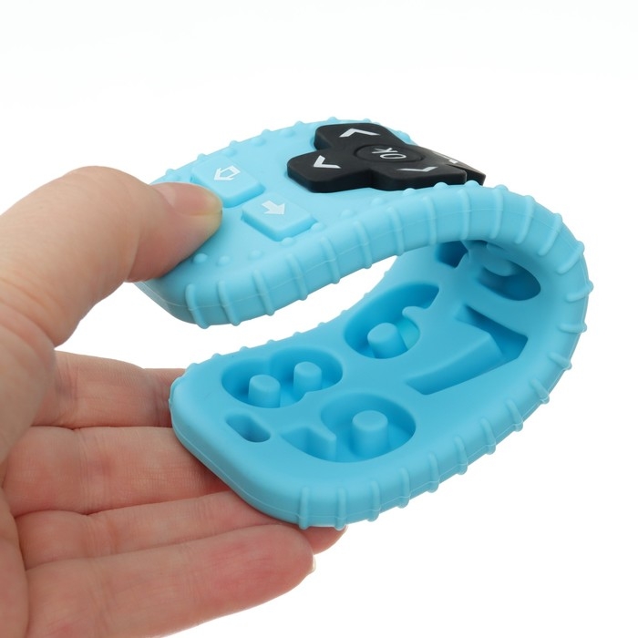 Прорезыватель для зубов «Пульт детский», цвет голубой, размер 16 см, Крошка Я