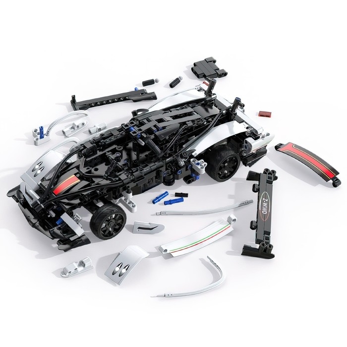 Конструктор радиоуправляемый «Спорткар», 457 деталей, 2 варианта управления Конструктор радиоуправляемый «Спорткар», 457 деталей, 2 варианта управления