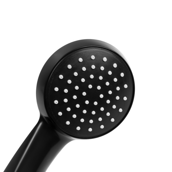 Набор для душа ZEIN Z2707, шланг 150 см, гайки металл, втулка латунь, лейка 1 режим, черный   941765 Набор для душа ZEIN Z2707, шланг 150 см, гайки металл, втулка латунь, лейка 1 режим, черный   941765