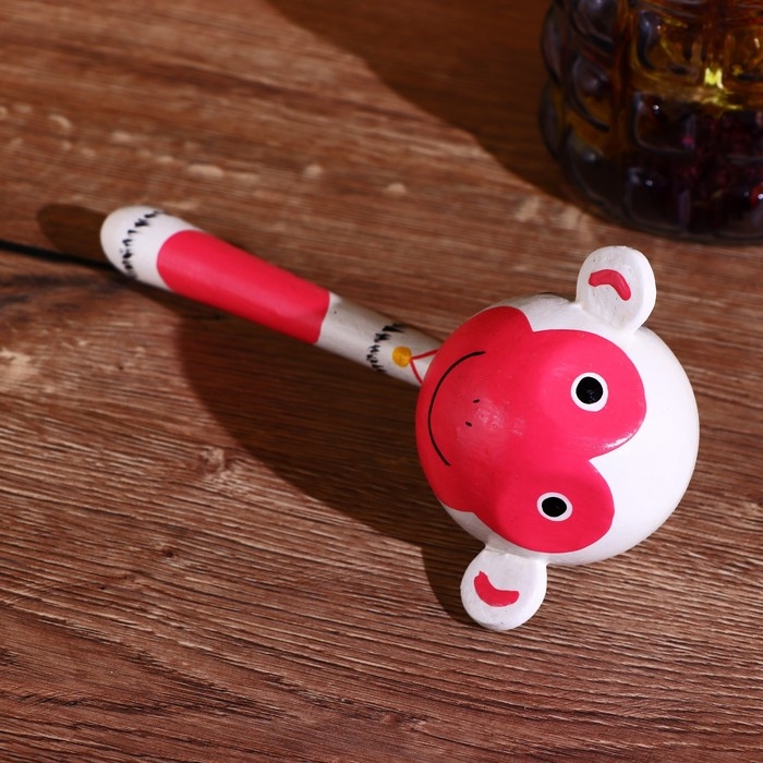 Сувенирный музыкальный инструмент Маракас Сувенирный музыкальный инструмент Маракас "Обезьянка" дерево 22 см