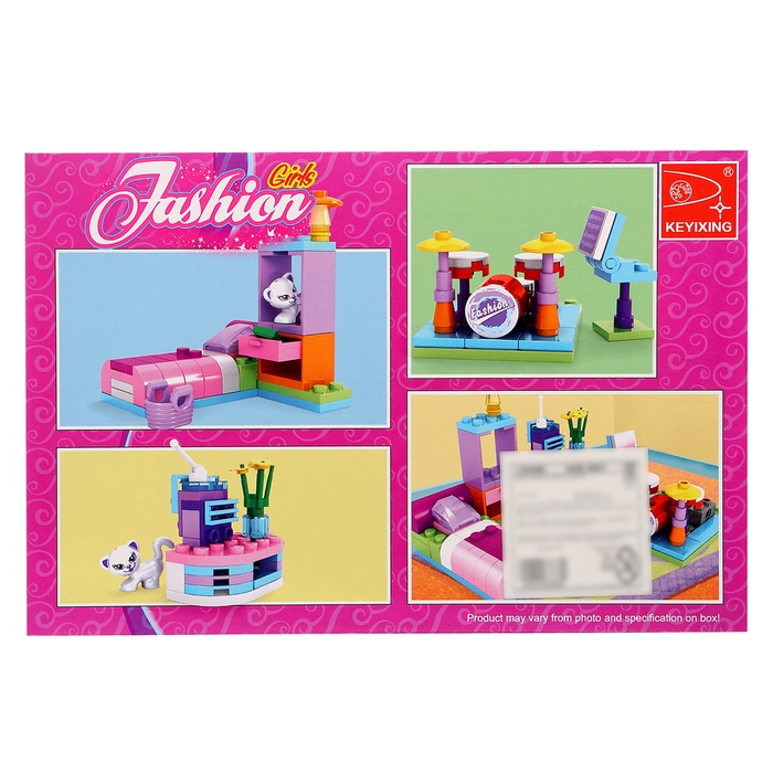 Конструктор «Комната мечты», 108 деталей Конструктор «Комната мечты», 108 деталей