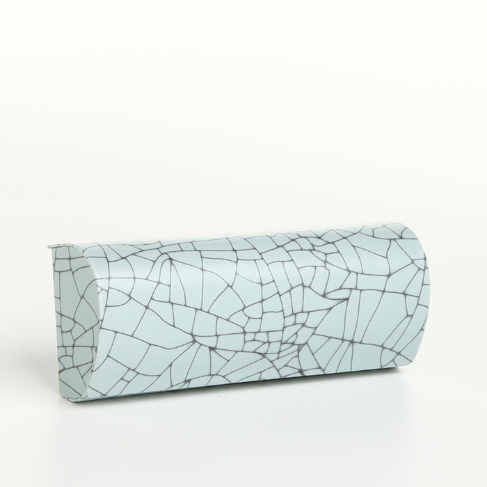 Футляр для очков на хлопушке, длина 15,5 см, цвет бирюзовый Футляр для очков на хлопушке, длина 15,5 см, цвет бирюзовый