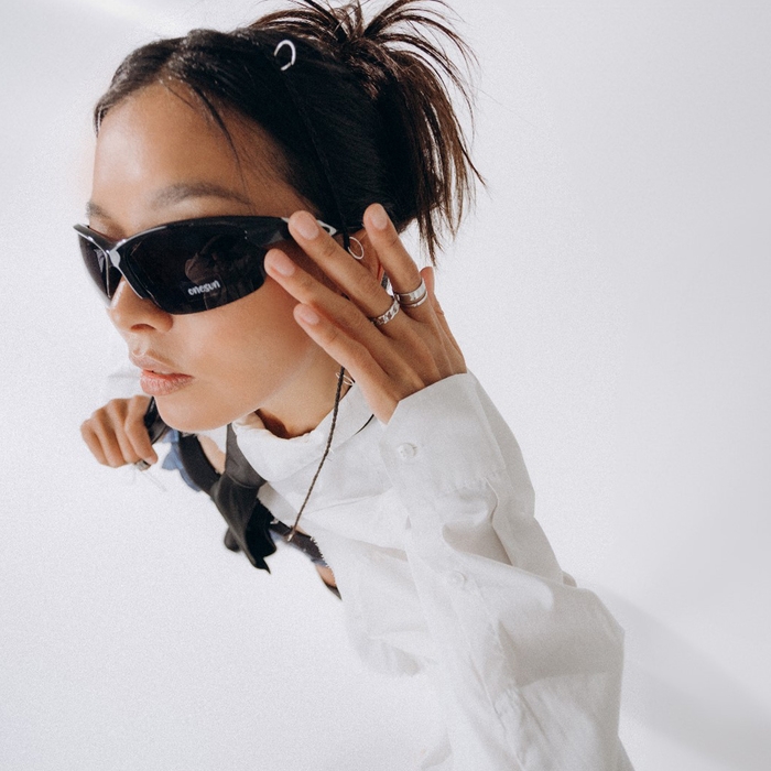 Набор колец 10 штук «Тренд» леди, цвет белый в серебре, размер МИКС