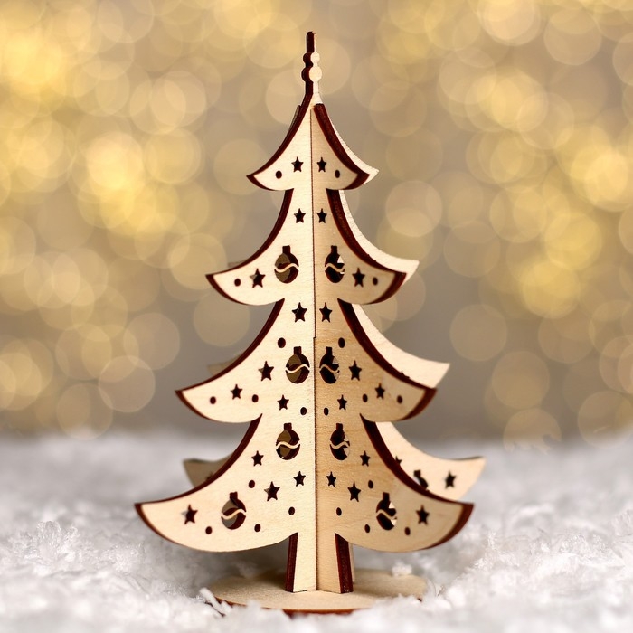 Модель из дерева «Ёлка сборная №7» Модель из дерева «Ёлка сборная №7»