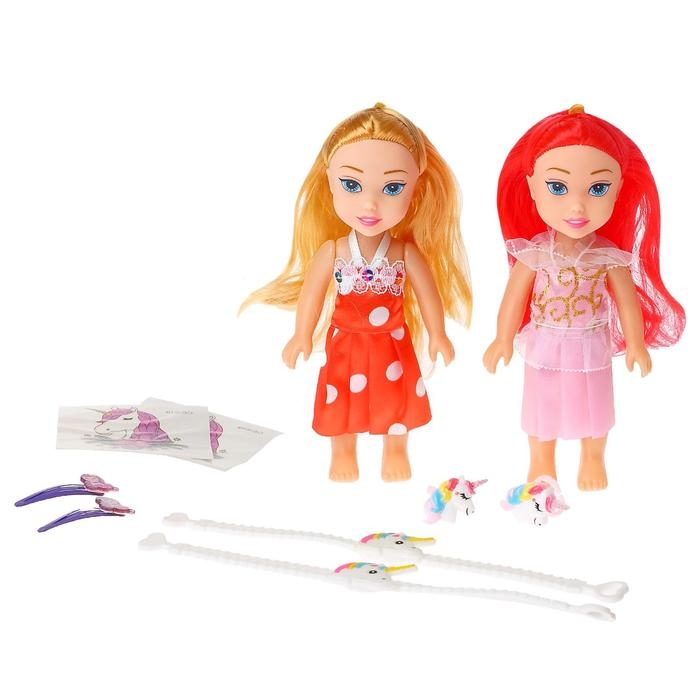 Подарочный набор «Лучшие подружки», куклы, аксессуары, МИКС Подарочный набор «Лучшие подружки», куклы, аксессуары, МИКС