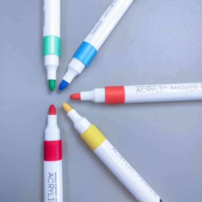 Набор акриловых маркеров 12 цветов SKETCH&ART, 1,0-3,0 мм Набор акриловых маркеров 12 цветов SKETCH&ART, 1,0-3,0 мм