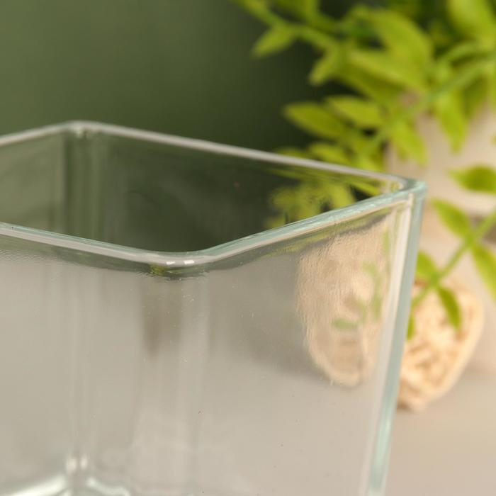 Ваза Ваза "Кубик" Бернарди-3 10х10 см, 0,5л прозрачная