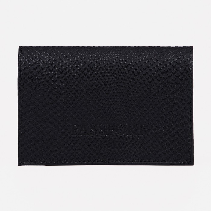 Обложка для паспорта, цвет чёрный Обложка для паспорта, цвет чёрный
